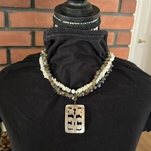 New never worn three strand necklace.